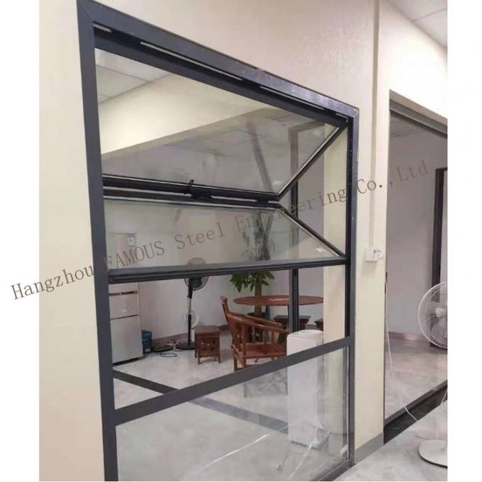Single Hung Vertical Reception Sliding Window Powder Coating