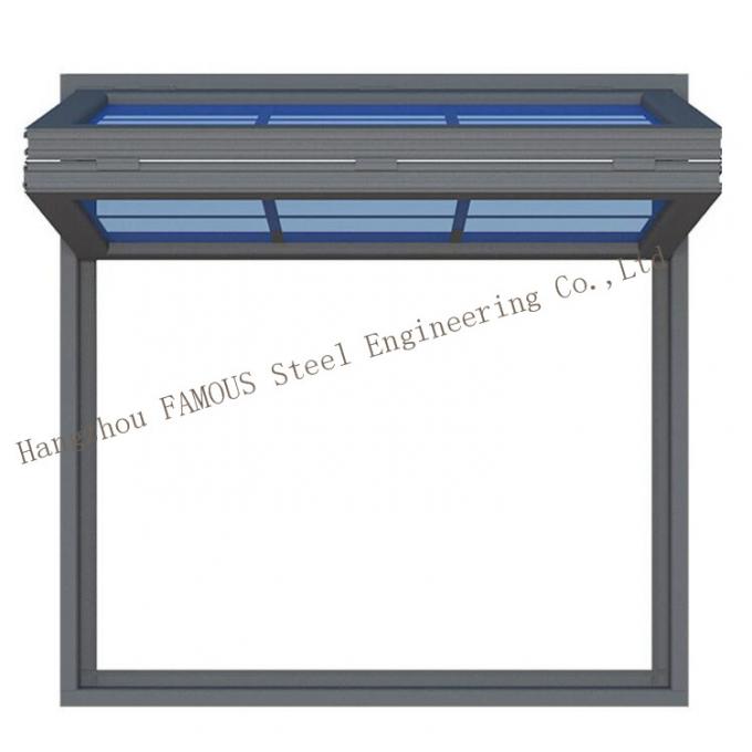 Single Hung Vertical Reception Sliding Window Powder Coating