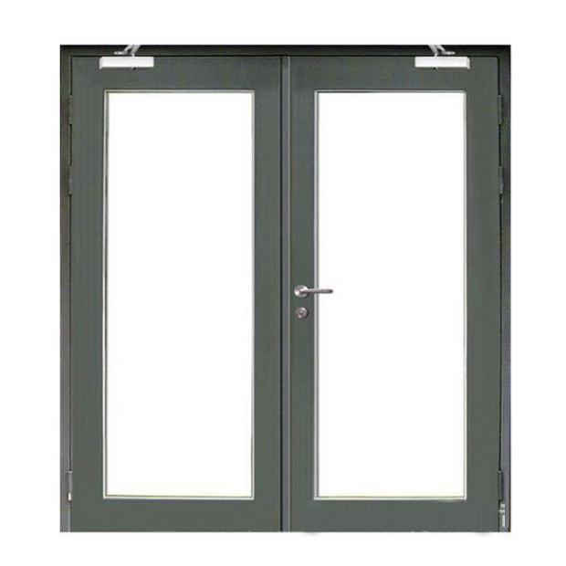 ISO3834 Toughened Glazed Glass Fire Rated Door Fireproof