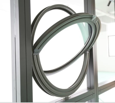 Aluminum Double Tempered Glass Window Sound Insulation Decorative PVDF