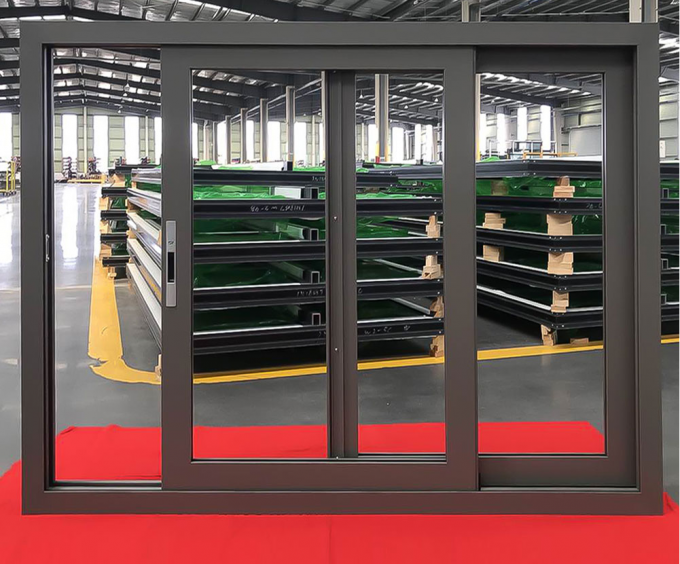 Modern Customized Powder Coating Aluminum Sliding Window High Security ...