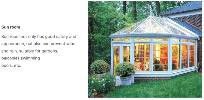 Module Sun Room Waterproof Office Building Customized 4 Season Prefab Aluminium Modular ...