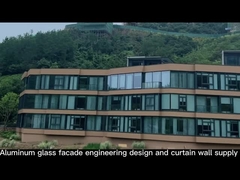 Aluminum glass facade engineering design and curtain wall supply