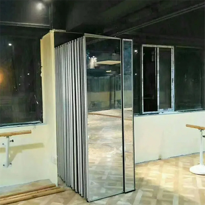 Hanging Bottomless Rail Movable Folding Sound Insulation Glass Partition Wall