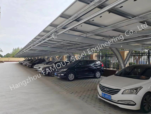 Commercial Solar Carport Bausatz For Shade Clean Energy Prefab PV Carport Structures