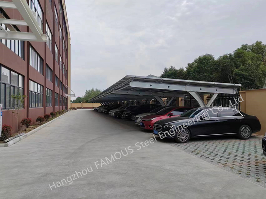 Commercial Solar Carport Bausatz For Shade Clean Energy Prefab PV Carport Structures