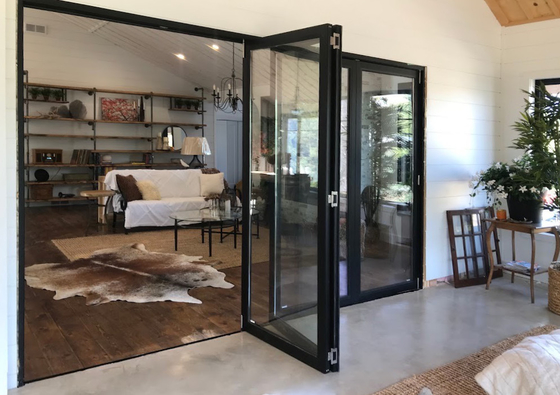 Aluminium Bi Fold Doors Systems Smart Thermal Break Stacking