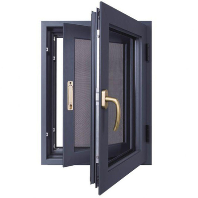 6063 T5 Aluminium Alloy Security Windows Doors Customized Impact Resistant