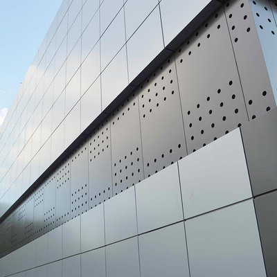 PVDF Aluminum Metal Wall Cladding Panels 4mm 5mm For Building