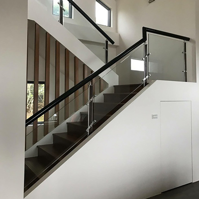 Customizable Handrail Glass Balustrade For Interior / Exterior Use