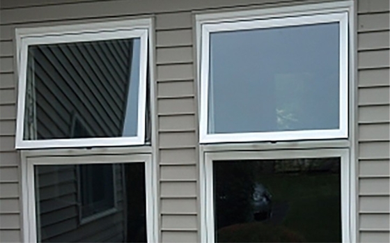 Clear Aluminum Glass Punched Windows For Homeowners Businesses Building