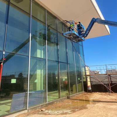 Clear Glass Curtain Wall Facade For Construction Structural  Exterior Wall