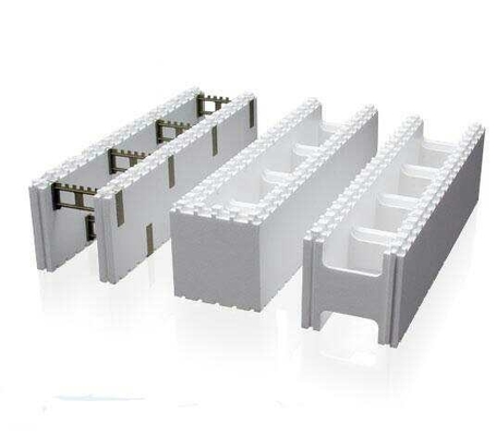 EPS Icf Foam Blocks Foundation 28mm / 25mm / 32mm Thickness For House Building