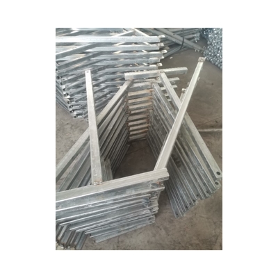 Zinc Coated / Painted Icf Steel Bracing For Housing Building Support