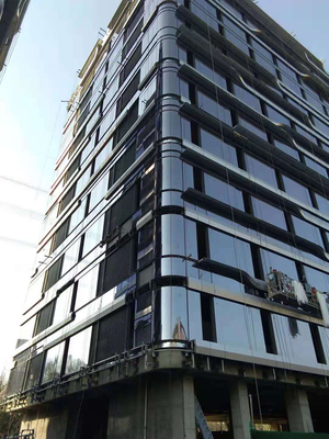 Sound Insulation Waterproof Glass Facade Engineering Up To 6.0kPa Wind Load
