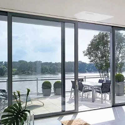 Aluminum Frame Insulated Tempered Glass Door With Hurricane Proof Lift-Sliding Door