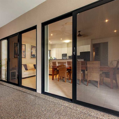 Aluminum Frame Insulated Tempered Glass Door With Hurricane Proof Lift-Sliding Door