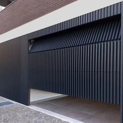 Woodgrain Finish Woodgrain Finish Aluminum Slats Modern Look For Garage