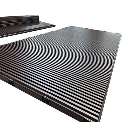 Woodgrain Finish Woodgrain Finish Aluminum Slats Modern Look For Garage