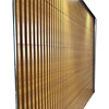 Aluminum Woodgrain Slatted Garage Door 1000mm - 6000mm Length