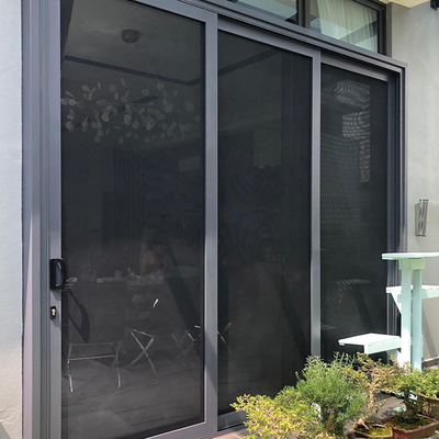 Villa Garden Security Sliding Screen Door With Aluminum Frame Stainless Steel Screen