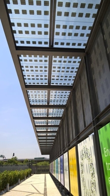 BIPV Building Integrated PV Glass Facade Bifacial Perc Mono Crystalline Solar Panel Half Cut Cell