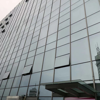 Thermal Insulated Clear Glass Curtain Wall Facade 5mm - 19mm Thickness