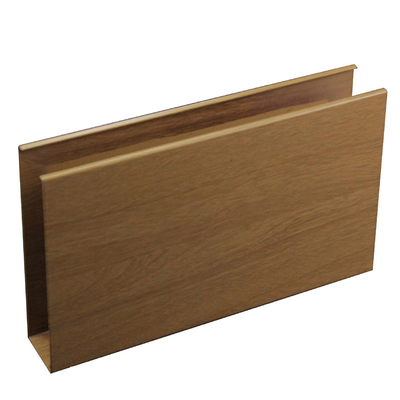 Wood Grain Aluminum Ceiling Board Wall Panel For Decoration