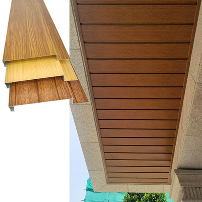 Wood Grain Aluminum Ceiling Board Wall Panel For Decoration