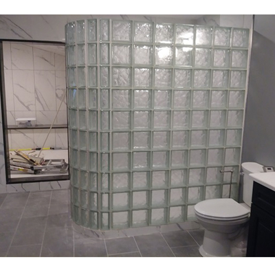 Crystal Blocks Mosaic Tile Decoration Partition Wall Solid Glass Brick Curtain Wall