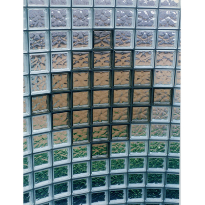 Transparent Full Body Interior Glass Wall Mosaic Tile For Kitchen Glass Block