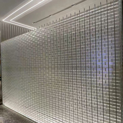Hot Melt Bubble Solid Glass Wall Block 50*100*200mm Color Bar Glass Interior Decorative Brick