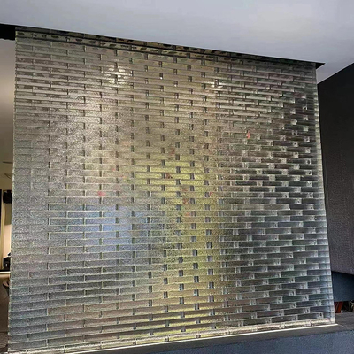 Transparent Full Body Interior Glass Wall Mosaic Tile For Kitchen Glass Block
