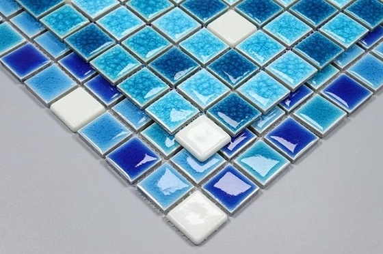 Modern Luxury Glow In The Dark Glass Tile For Swimming Pools