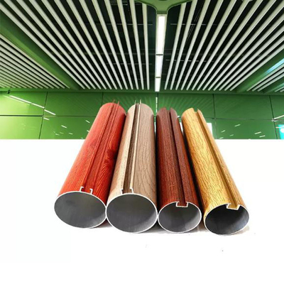 Wooden Grain Custom Made Aluminum Metal Cladding for Beautiful Suspended Ceilings