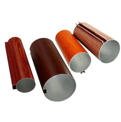 Aluminum Round Tube Kitchen Ceiling Tiles Suspended Metal Aluminium Profile Panel 75mm Dia