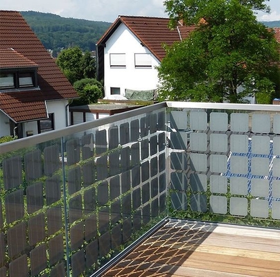 Sustainable Energy Efficiency BIPV Glass Railing Systems With Cutting Edge