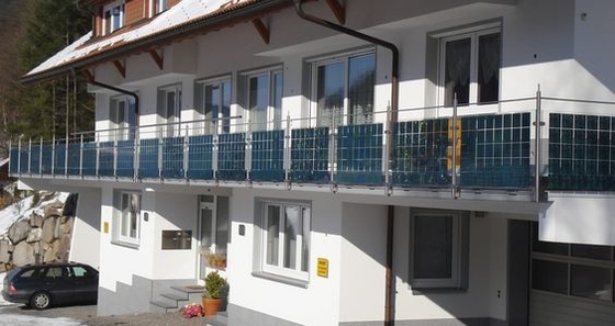 Green Innovation Solar BIPV Glass Railing Systems For Sustainable Living