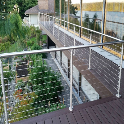Floor Mounted Aluminium Stair Balustrade With 8mm - 17.5mm Glass Thickness
