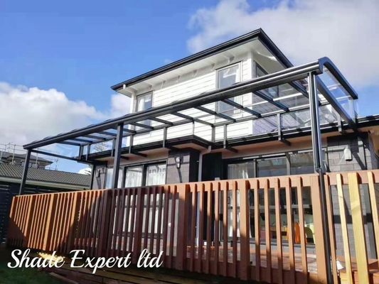 Customized Size Free Standing Aluminum Sunroom With Double Tempered Double Glazed Glass