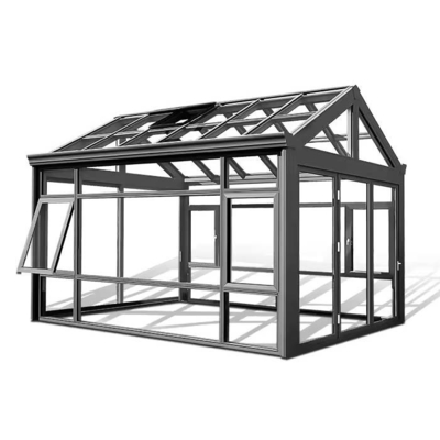 Aluminum Transparent Glass Winter Garden with Double Tempered Double Glazed Low-E Glass