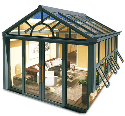 Aluminum Transparent Glass Winter Garden with Double Tempered Double Glazed Low-E Glass