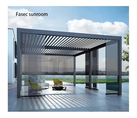 Aluminum Transparent Glass Winter Garden with Double Tempered Double Glazed Low-E Glass