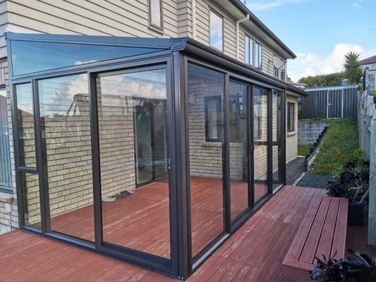 Aluminum Transparent Glass Winter Garden with Double Tempered Double Glazed Low-E Glass