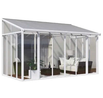 AVeranda Aluminum Glass Sunroom Energy Saving With Customized Roof And Tempered Glass