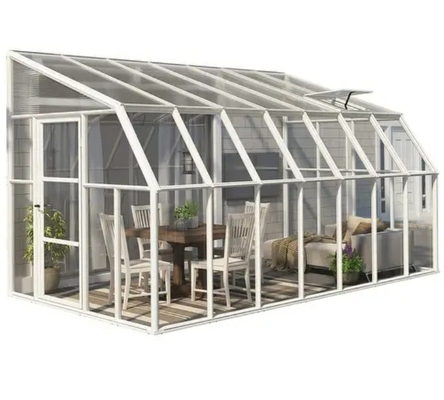 Enjoy Outdoors From Comfort Of Office Building With Glass House Sunroom