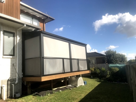 Waterproof Free Standing Sunroom For Winter Garden Aluminum Frame Tempered Glass
