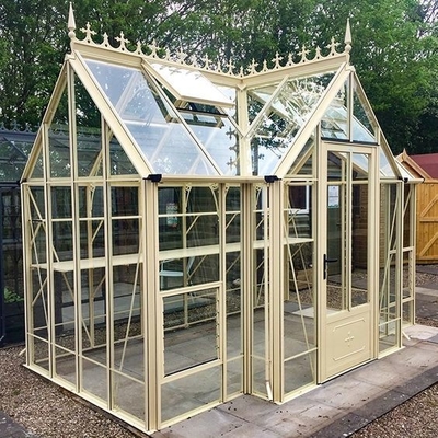 Four Season Solarium Glass Sunrooms within Sliding Double Door for Customized Size