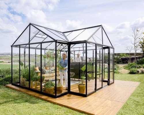 Smooth Surface Four Season Solarium Sunrooms with Double Tempered Double Glazed Glass