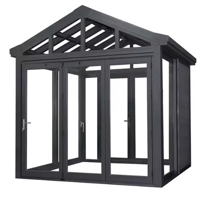 Modern Design Small 4 Season Glass Room Prefab Aluminum Sunroom with Customized Size